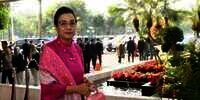 Menkeu Sri Mulyani Tampil Anggun Bak Barbie, Pakai Kebaya Serba Pink di Sidang Tahunan MPR