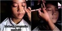 Kayak Manten Beneran, Inilah 9 Potret Anak SD Di-makeup Jadi Pengantin yang Bikin Netizen Takjub