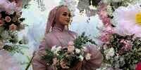 Tutorial Hijab Pengantin ala Turki, Style Berlapis Anggun 