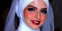 Glamor Look Makeup Pengantin Berwajah Timur Tengah, Bibir dan Mata Sangat Bold