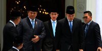 Prabowo Subianto Resmi Lantik 4 Menteri Baru Kabinet Merah Putih, Ini Daftarnya