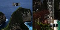 Viral Penampakan Pantai Kelingking Bali, Konstruksinya Bikin Rusak Pemandangan