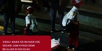 Anak SD Naik KRL Jam 4 Pagi: Perjalanan Tangerang–Klender yang Bikin Haru dan Buka Mata Publik