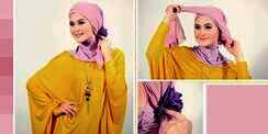 Foto Tutorial Kreasi Jilbab Paris