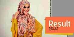 Cantik dengan Pashmina Chiffon Bunga