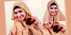 Kreasi Jilbab Paris Sederhana