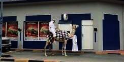 Video Lucu Pesan Drive Thru Burger Naik Unta