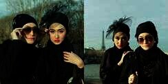 Foto Dian Pelangi vs Inneke: Black to Black