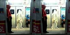 Heboh Wanita Salat Subuh di Gerbong Kereta Depok