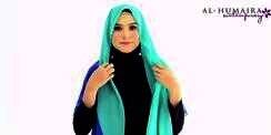 Tutorial Hijab Cantik Dua Warna Cerah