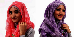Tutorial Cara Berjilbab Wajah Bulat