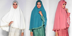 Mozline: Gamis Syar`i Motif Polkadot