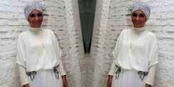 Gaya Hijab Turban Viona Eko `Patrio`