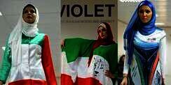 `Jersey` Hijab Suporter Wanita Iran