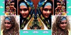 Selfie Hijab si Cantik `Hello Kitty` 