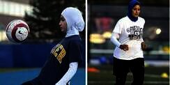 Protes Larangan Berhijab, Tim Sepakbola Kompak Berjilbab