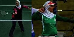 Aksi Memukau Atlet Berhijab di Asian Games 2014