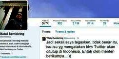 Heboh Kicauan Menteri Tifatul 'Tutup Twitter di Indonesia'