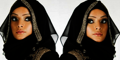 Gaun Pesta Super-Mewah Muslimah