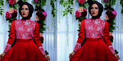 Aliyah: Gaun Hijaber Super-Elegan