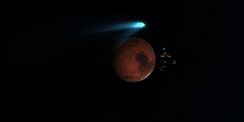 Komet Sebesar Gunung `Nyaris Hantam` Mars