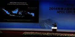 APEC Unggah Foto Jokowi Dikerubuti CEO Dunia