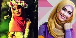 Gaya Fashion Artis Cantik Berhijab