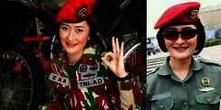 Barisan Kopassus Cantik `Seribu Nyali`