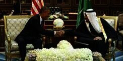Dengar Azan, Raja Baru Saudi Tinggalkan Presiden Obama