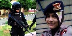Bripda Nina, Brimob Berhijab `Menyandera Hati` Netizen