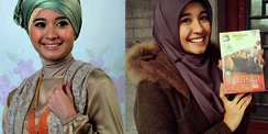 Gaya Hijab Andalan Laudya Cynthia Bella