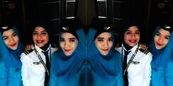 Cantiknya Pramugari Berhijab di Maskapai Indonesia