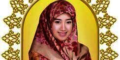 Cantiknya Qori Terbaik Dunia, Istri Pangeran Brunei