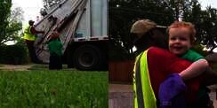 Persahabatan Unik Mengharukan, Bocah dan Petugas Sampah