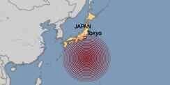 Gempa 8,5 Skala Richter Guncang Jepang