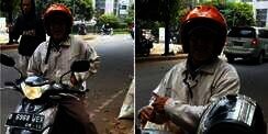 Mengharukan, Tukang Ojek Renta Palmerah Bertarif `Seikhlasnya`