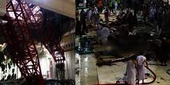 Video Crane Raksasa Menimpa Para Jemaah Haji di Masjidil Haram