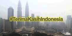 Malaysia Dikepung Asap, `#TerimaKasihIndonesia` Merebak