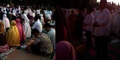 Salat Idul Adha di Simpang Lima Tuai Komentar Netizen