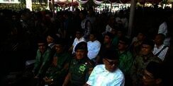 Nahdliyin Penuhi Tugu Proklamasi Rayakan Hari Santri