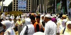Masjid Istiqlal dibanjiri Jemaah Dzikir Akbar