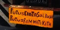 Kumpulan Tulisan di Truk yang Bikin Ngakak