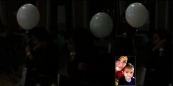 Heboh! 2 Balon Putih Diterbangkan Arwah Sang Anak Dekati Ibu