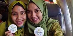 Pose #HOTD Juara `Dauky Dream Girls 2015` Saat Umrah