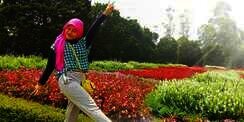 #HOTD: Hijab `Tabrak` Motif dan Warna Erlyna 