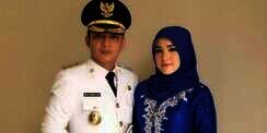 Pasha `Ungu` Resmi Wakil Walikota, Adelia Anggun Berhijab