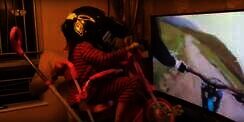 `Simulator` Sepeda Gunung Buatan Ayah Menjadi Viral