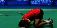 Juara Malaysia, Momen Sujud Syukur Tontowi Ahmad Tuai Pujian