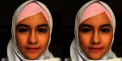 Cantiknya, Intan Nuraini Berhijab