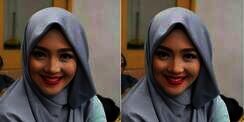 Anggunnya Tampilan Nuri Maulida dengan Hijab Syar`i